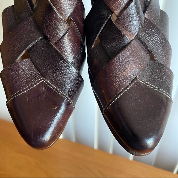 Bed Stu Brittany Woven Leather Sandals Women’s Size 6.5 Dark Brown - Picture 12 of 16
